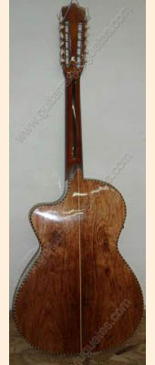 Bajo sexto de Paracho electroacustico de paloescrito con pinabete Vista 2